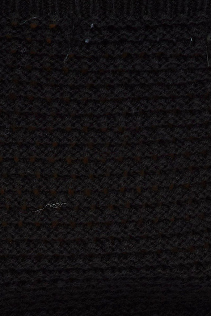 Black Crochet Singlet Top V Neck